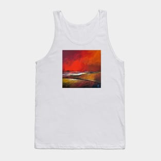 Hills under the fiery sky Tank Top